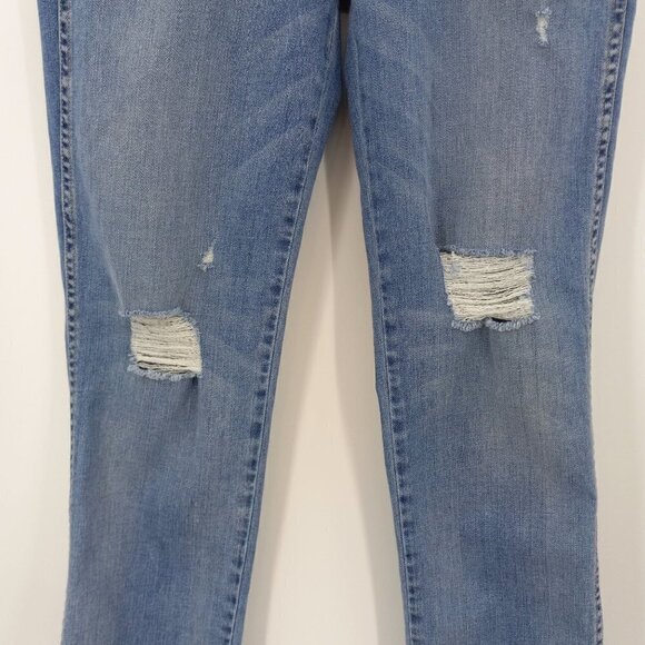 McGuire Vintage Slim Jeans in Vroom Vroom Distressed High Rise Exposed Zipper 30 - Picture 6 of 11